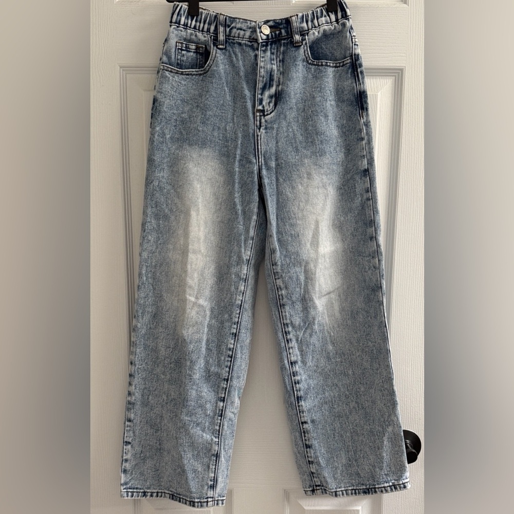 SHEIN Girls Light Blue Baggy Jeans size 12Y